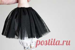 Шьем подъюбник для текстильной куклы