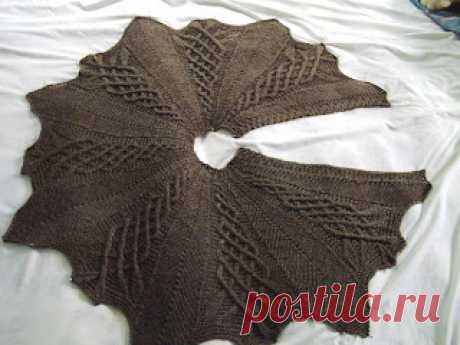 Prayer Shawl Ministries: Kathy Kelly Cabled Capelet можно для юбки
