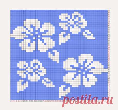 FitzBirch Crafts: Double Knit Floral Cowl
