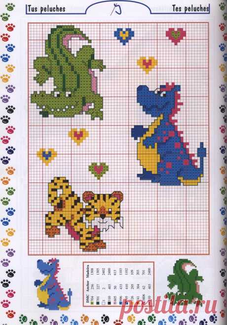 DESIRÈE ART ON THE LINE: PUNTO GRÁFICO CRUZAR ANIMALES JUNTOS Y MIXTOS.