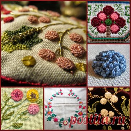 Декоративные приемы вышивки