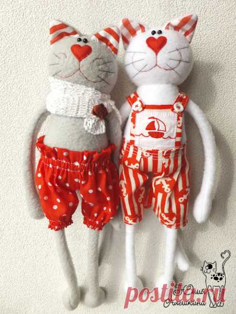 Aleshkina ALtoys Blog: Котики в красном
