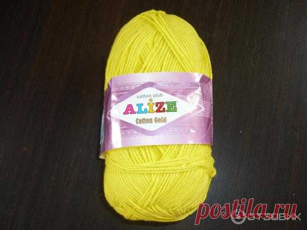 Отзыв о Пряжа для ручного вязания Alize Cotton Gold | моя любимая пряжа + 