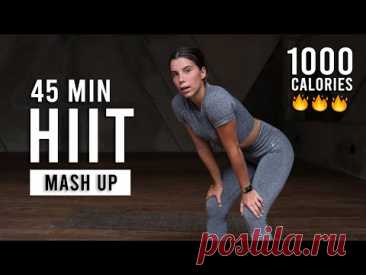 Burn 1000 Calories with this 45 MIN CARDIO HIIT Workout