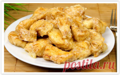 Мясо тает во рту как масло: Нежное куриное филе за 15 минут с чесночным соусом!