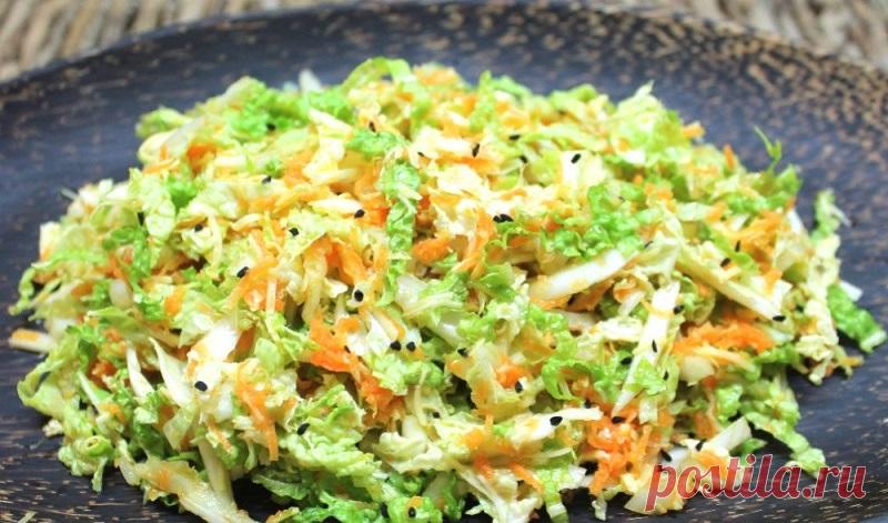 Вкусно и для кишечника полезно. 5 самых вкусных салатов с пекинской капустой.