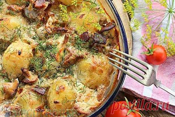 Запеканка с картофелем и грибами — Сад Заготовка