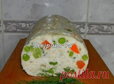 Куриная колбаска с овощами — БЛИНЧИК