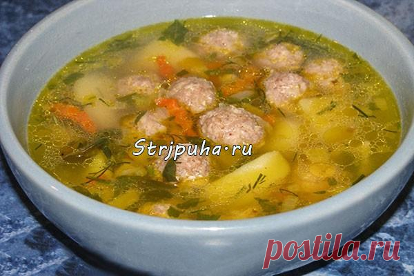 Легкий супчик с фрикадельками — БЛИНЧИК