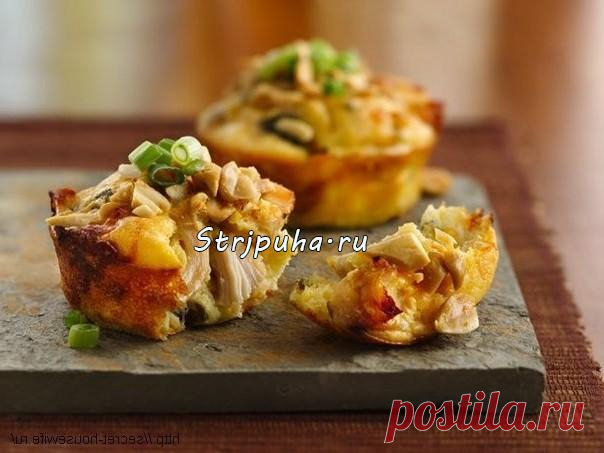 Маффины с овощами и курицей — БЛИНЧИК