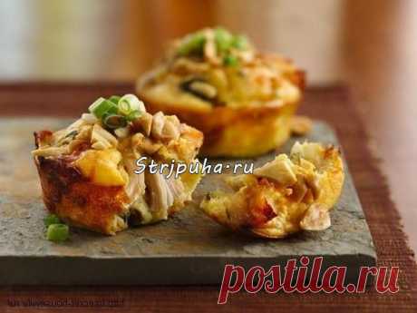 Маффины с овощами и курицей — БЛИНЧИК