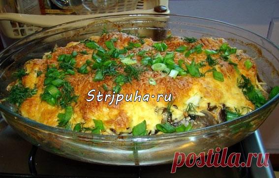 Свиная отбивная под хрустящей сырной корочкой