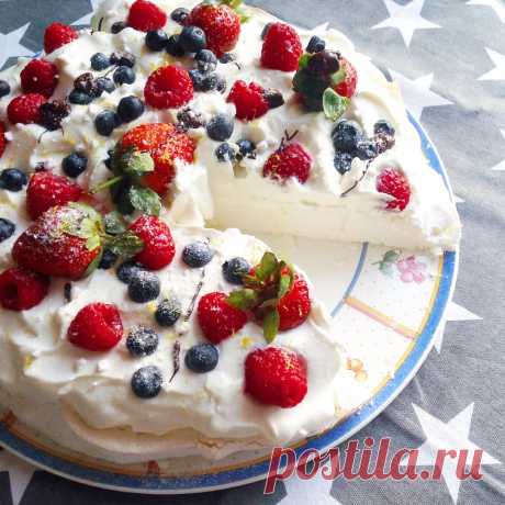 Торт «Анна Павлова» Этот очень вкусный, красивый и нарядный торт я готовлю каждый год в день рождения дочки.