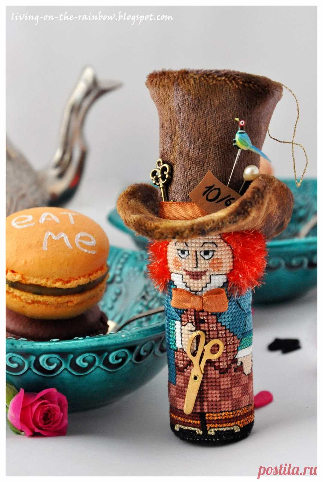 Живущая на Радугe: Схема к Шляпнику / 'The Hatter', my cross-stitch pattern
