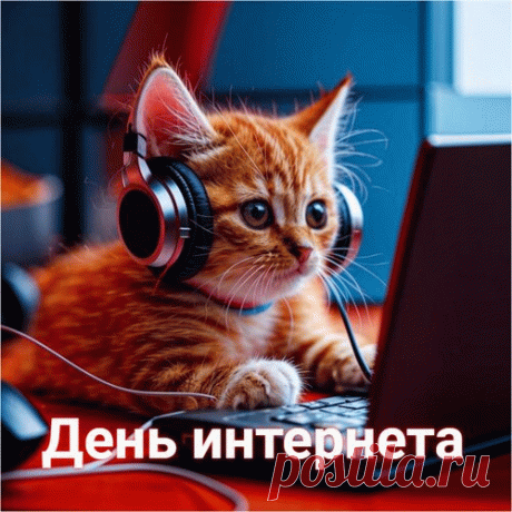 Сегодня величайший из всех дней,
Сегодня день интернета отмечается,
И с этим праздником сердечно поздравляю я тебя,
Желаю, чтобы яркими денечки твои были.
