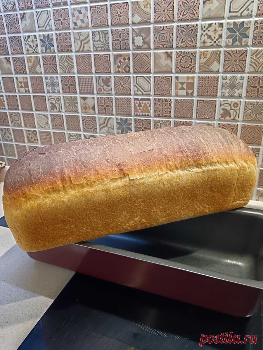 простой домашний хлеб кирпичик с тонкой хрустящей корочкой  | Ольга Шобутинская | Дзен