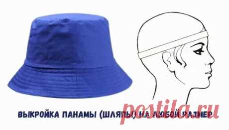 Выкройка панамы по одной мерке. Как быстро построить выкройку панамы. Bucket Hat Pattern - поиск Яндекса по видео