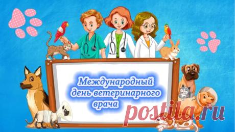 С днём ветеринара поздравляю тебя! Хочу сказать тебе, что профессия твоя почётная, ведь найти подход к каждому животному, нужно умение. Желаю чтобы твои «пациенты» были покладистыми и легко давались в руки. А сотни спасибо от их владельцев, пусть приятно греют твою душу и это будет настоящей наградой для тебя! Открытки на Международный день ветеринарного врача!