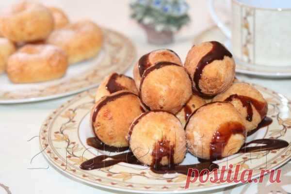 Творожные шарики и пончики — Домашняя кулинария