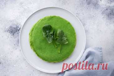 ПП блинчики со шпинатом — Домашняя кулинария