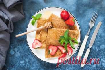 ПП блины на протеине — Домашняя кулинария