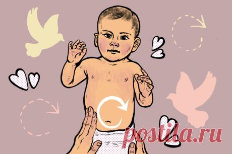 Колики у новорождённого: что делать?