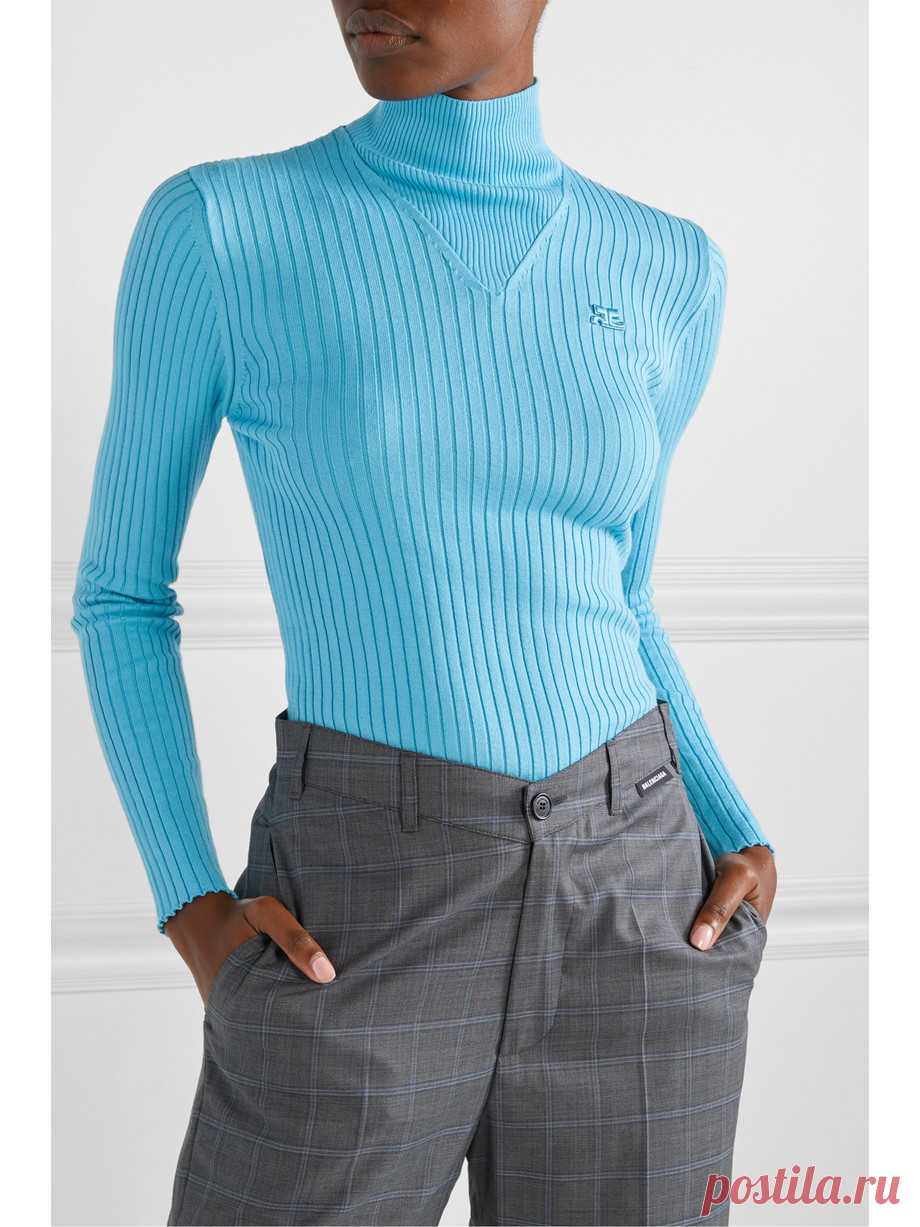 Courrèges / ребристый хлопок водолазка свитер | NET-A-PORTER.COM