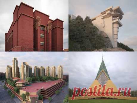 These 3D Renderings Bring Wright’s Unbuilt Masterpieces to Life  Architect and digital artist David Romero has digitally reconstructed more than 20 of the famous architect’s unrealized projects