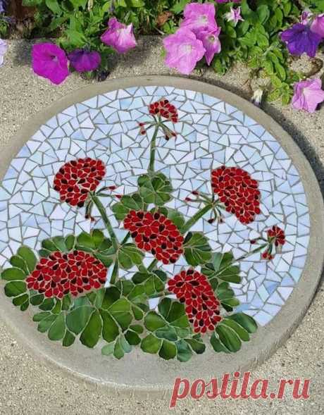 20 hermosas ideas con mosaicos de jardín | Surfista de patio