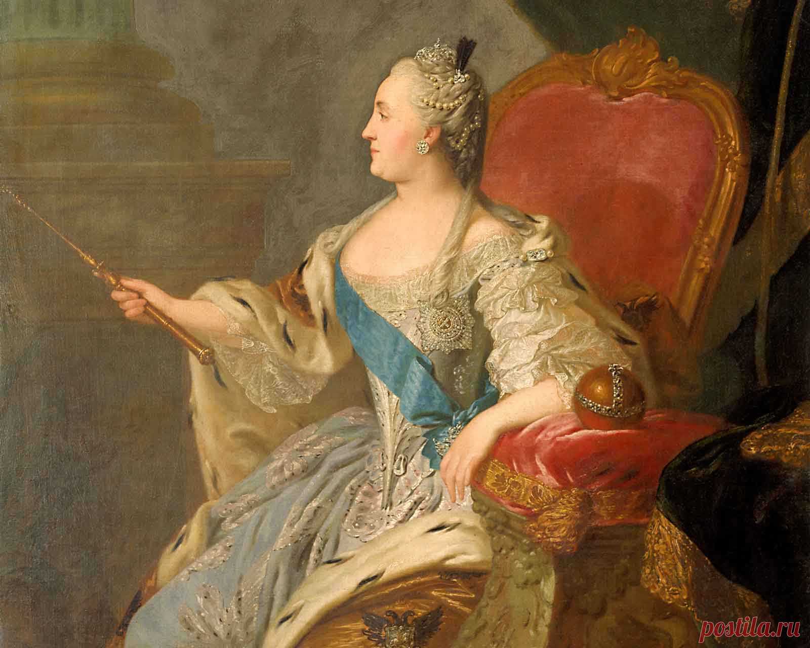 Портрет Екатерина II - 1763 г