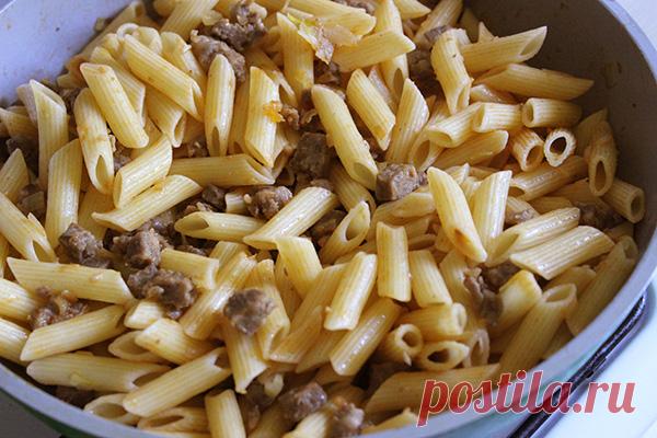 Макароны по флотски