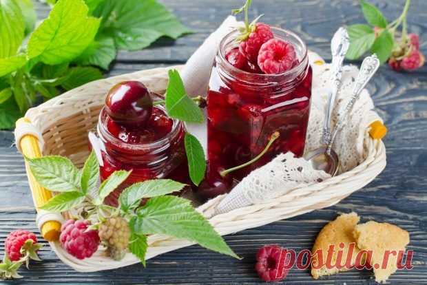 Варенье из вишни и малины — Домашние заботы