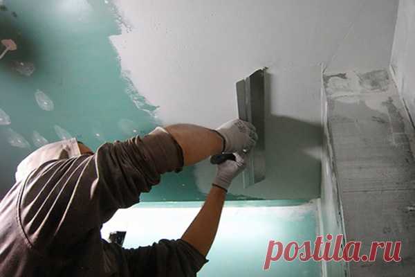 Как правильно шпаклевать потолок — ДОМАШНИЕ