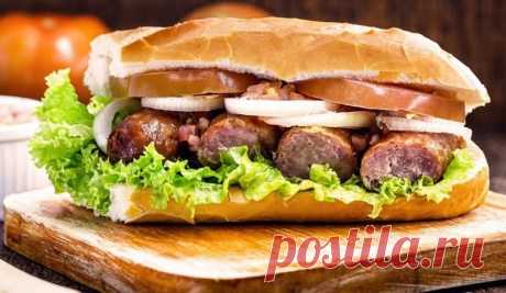 Сэндвич с купатами и помидорами - DYNASTYOFCHEFS.RU