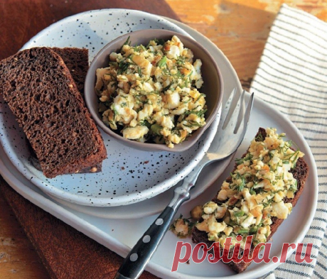 Яичный салат к завтраку - DYNASTYOFCHEFS.RU