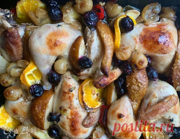 Флорианские цыплята, пошаговый рецепт на 4947 ккал, фото, ингредиенты - Aleks