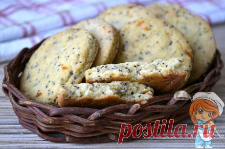 Апельсиновое печенье с маком без яиц, без сливочного масла, пп рецепт