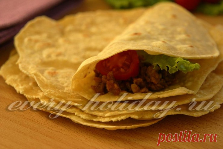 Постные лепешки из кукурузной муки