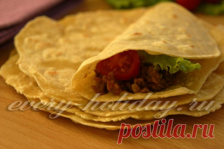 Постные лепешки из кукурузной муки
