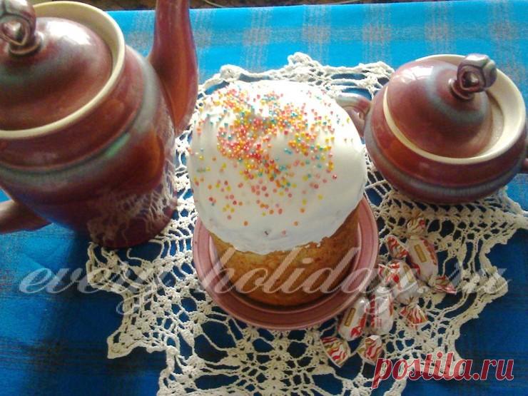 Пасхальный кулич на молоке: рецепт с фото