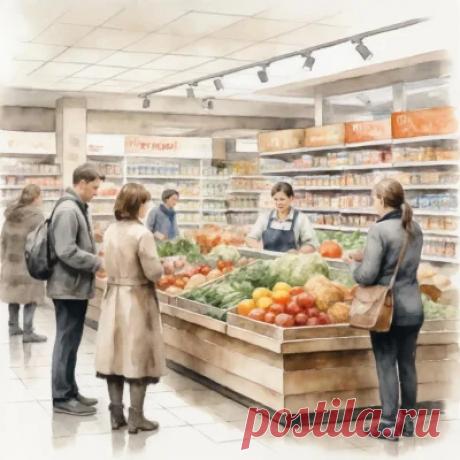 Диалог на немецком «В супермаркете» (Im Supermarkt) — Изучаем немецкий язык онлайн