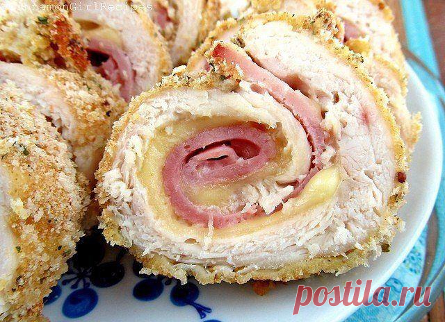 Рулетики "Кордон Блю" Невероятная, вкусная закуска!
