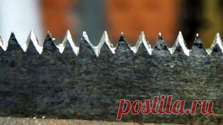 Как просто заточить ножовку и правильно развести зубья