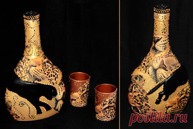 декупаж бутылки в виде книги: 2 тыс изображений найдено в Яндекс Картинках