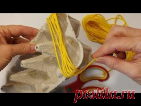 Если у вас завалялись лотки из-под яиц-это видео для вас-Красотааа глаз не оторвать-идеи дома #diy