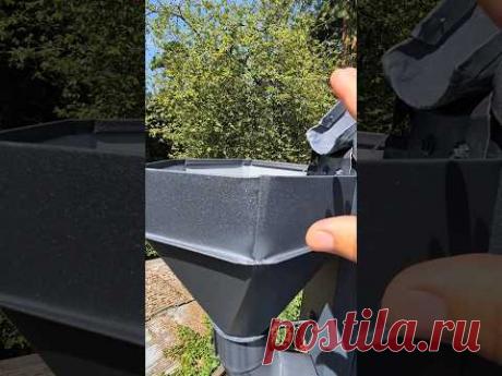 ВОДОСТОК В ЕНДОВЕ ‼️ ТОЛЬКО ТАК! #работа #стройка #дом #кровля #roof #ремонт