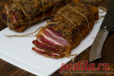 Сыровяленая грудинка. Рецепт. - Не пальцем пиханые — LiveJournal