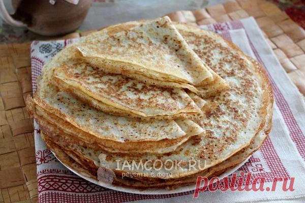 Блины на кулеше — рецепт с фото пошагово