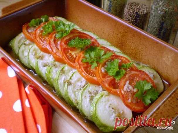 Запеченные кабачки с помидорами - пошаговый рецепт с фото на Повар.ру