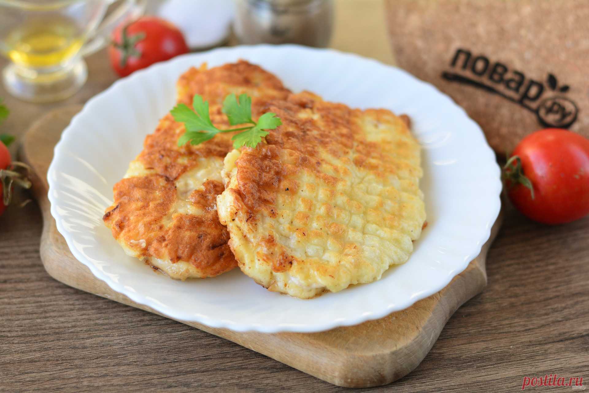 Отбивные в луковом кляре